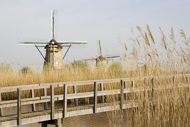 Kinderdijk 6号的风车